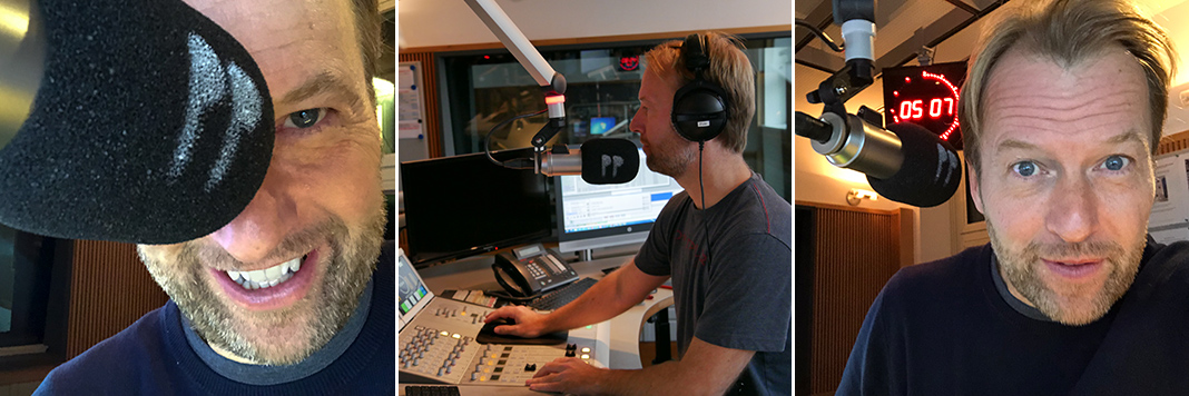 noch mehr Action mit Peter im Radiostudio
